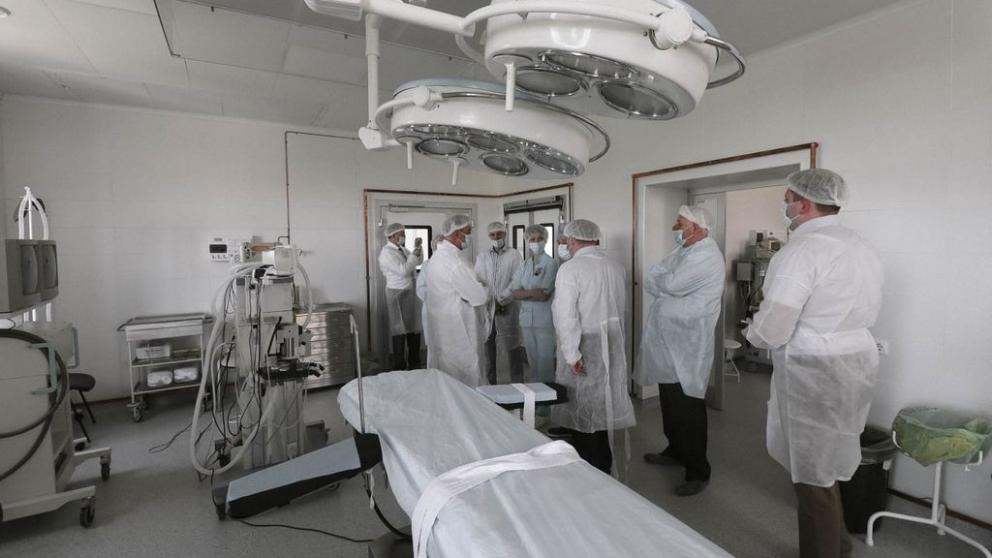 На территории больницы в Невинномысске проводят учения