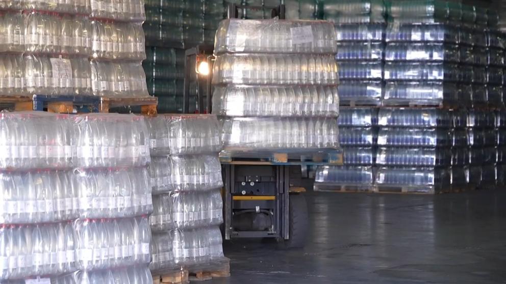 В Белгородскую область из Пятигорска отправили 40 тонн питьевой воды