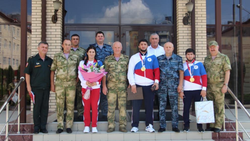 На Олимпиаде в Токио выступили военнослужащие Росгвардии СКФО