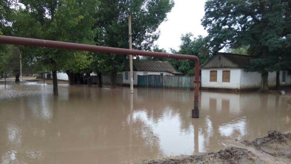 Кумо-Маныческий канал вышел из берегов на Ставрополье