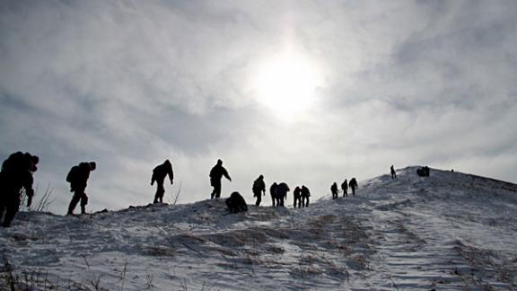 Военнослужащие МВД России покорили Бештау в честь 200-летия ведомства