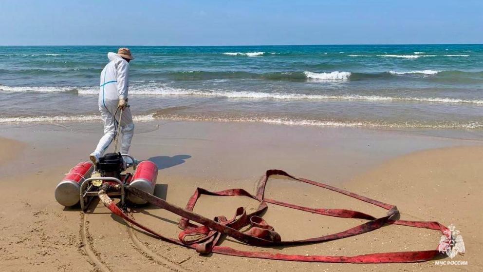 Ставропольские водолазы участвуют в ликвидации последствий катастрофы на Черноморском побережье