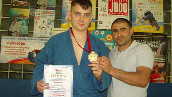 Самбист из Солнечнодольска Даниил Уклеин выиграл Всероссийский турнир