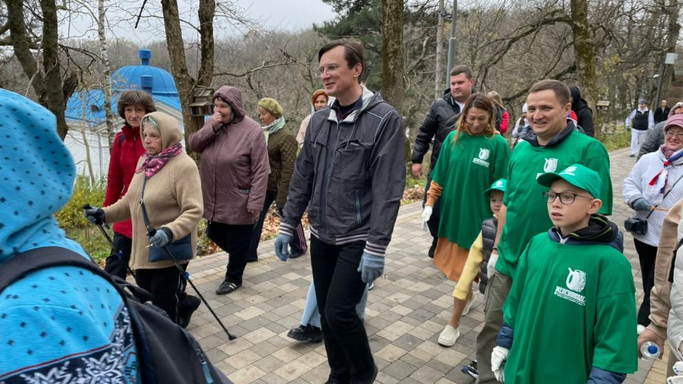 Уборку на будущем Кавминводском велотерренкуре провели в Железноводске