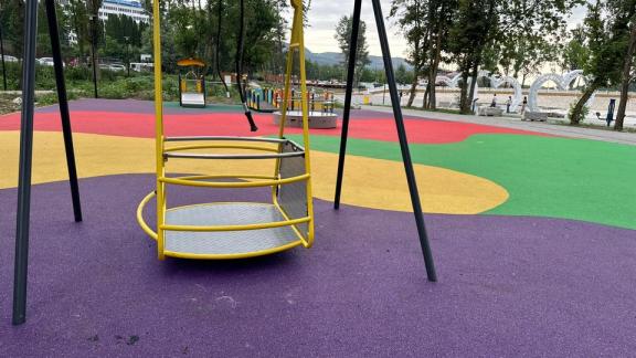 Детское игровое пространство появится на берегу озера в Кисловодске