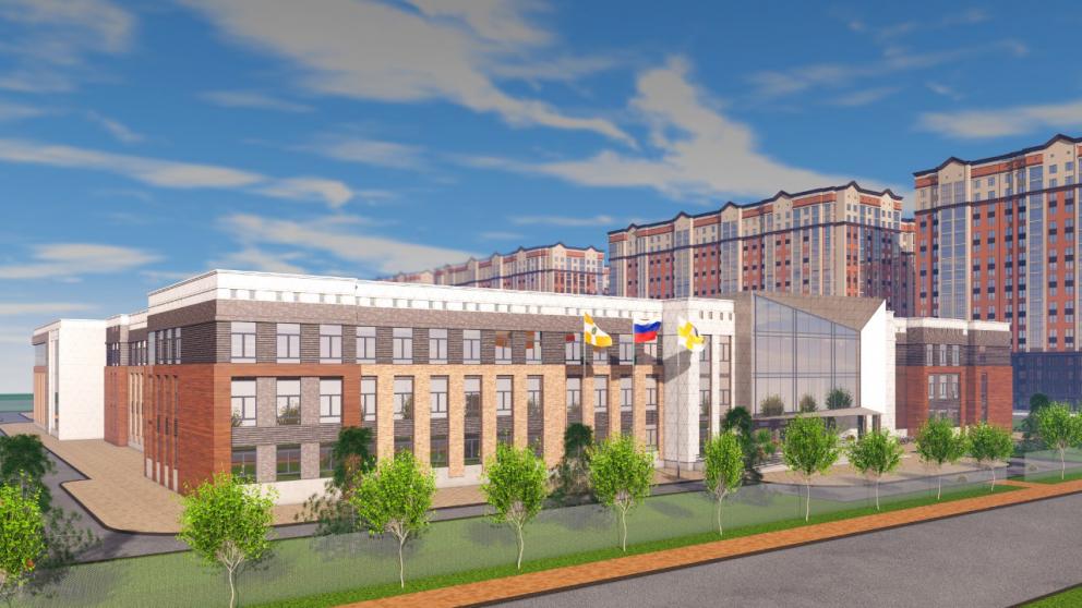 Школу на 1550 мест строят на улице Ивана Щипакина в Ставрополе