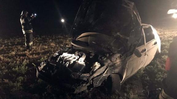 Два человека погибли в результате опрокидывания автомобиля в Кировском районе