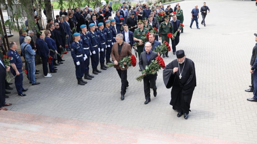 В Ставрополе простились с трагически погибшим героем СВО Зауром Гурциевым