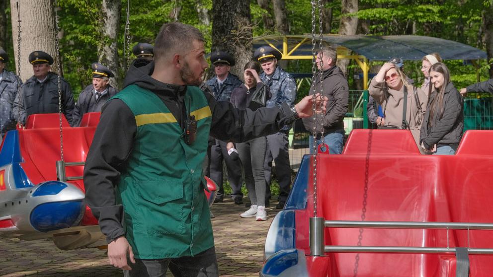 В ставропольском Парке Победы провели инструктаж эксплуатантов аттракционов региона