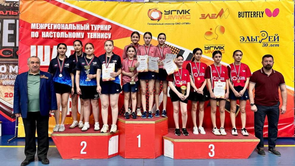 Юные спортсмены из Ставрополя отличились на турнире по настольному теннису
