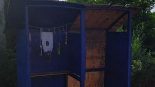 Казаки ставропольского села Московского обустраивают спортплощадку