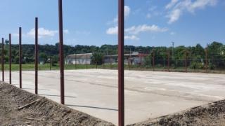 В ставропольском хуторе Прогресс строят современную спортплощадку