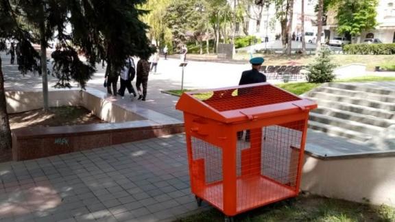 В Пятигорске ищут похитителей мусорного контейнера