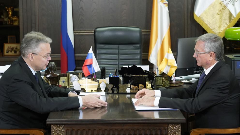 Губернатор Ставрополья провел рабочую встречу с председателем избиркома