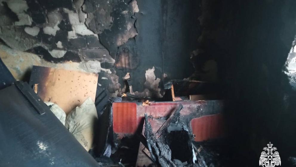 Пожар в многоэтажке Невинномысска потушили