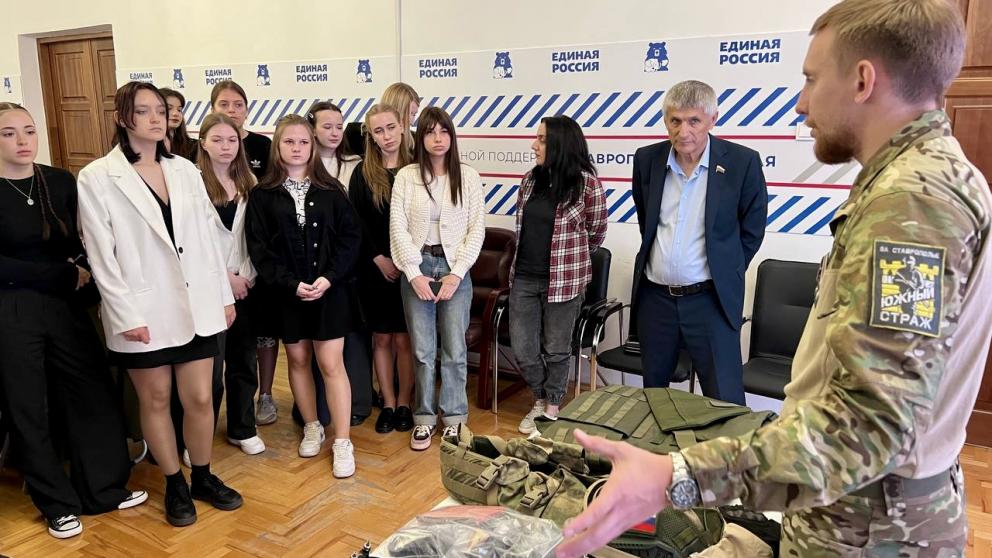 В Ставрополе прошла творческая встреча с ветераном СВО