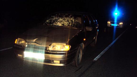 В станице Барсуковской автомобиль в темноте насмерть сбил женщину