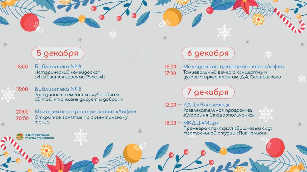 На выходных в Ставрополе пройдут танцы и театральные премьеры