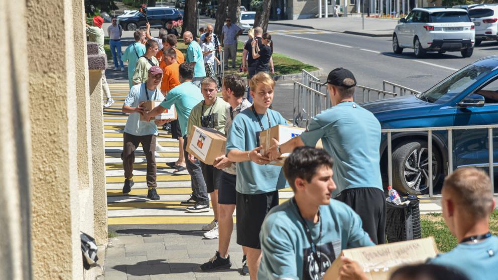 Машуковцы отправили гуманитарную помощь в Курскую область