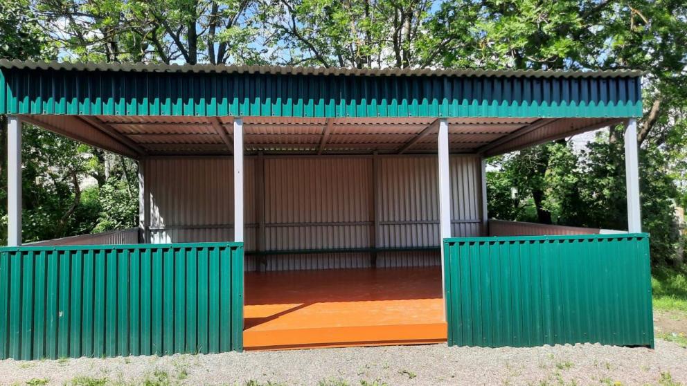 В селе Султан на Ставрополье обустроили игровую площадку для малышей