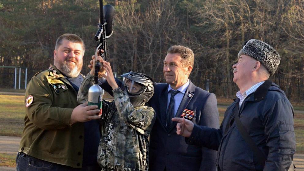 В Ставропольской кадетской школе прошёл пейнтбольный турнир