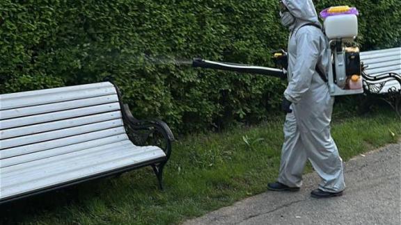 В Ставрополе парк Победы обработали против клещей