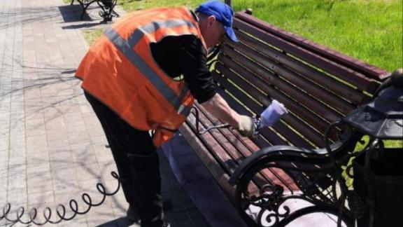 В Невинномысске идет весеннее обновление общественных пространств