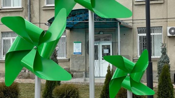 Изображение ветровой электростанции стало брендом Кочубеевского округа Ставрополья