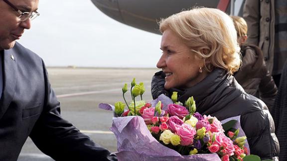 Зампред Правительства РФ Ольга Голодец прибыла в Ставрополь с визитом