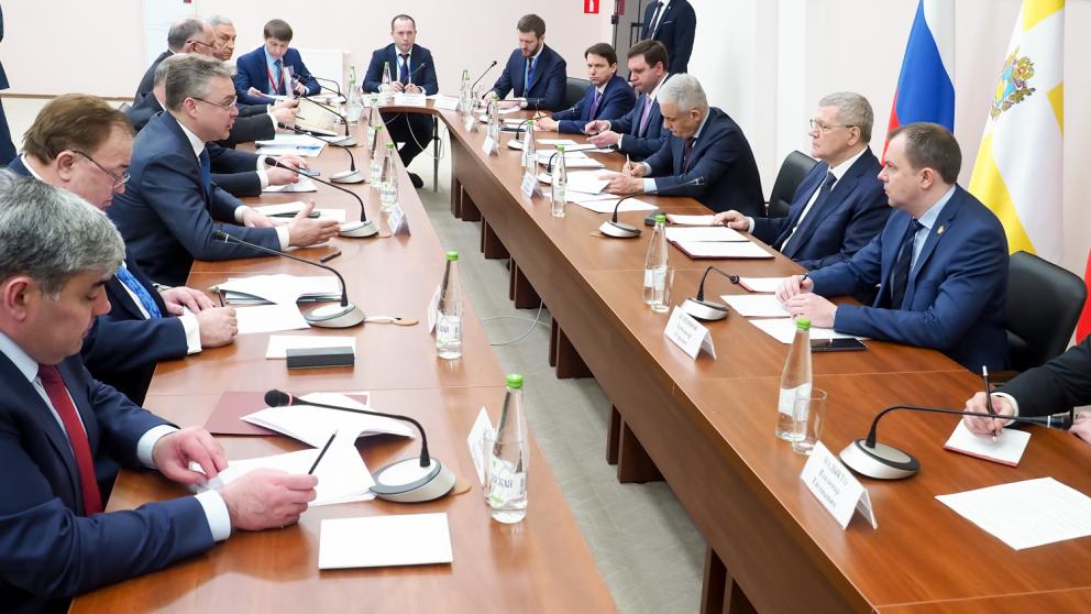 Форум «Северный Кавказ - 2022: меры по повышению устойчивости экономики в условиях санкций» начал работу в Пятигорске