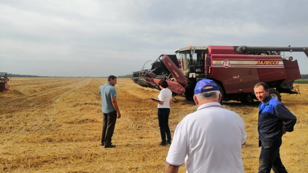 В Кочубеевском округе проведен мониторинг пожароопасной ситуации на полях