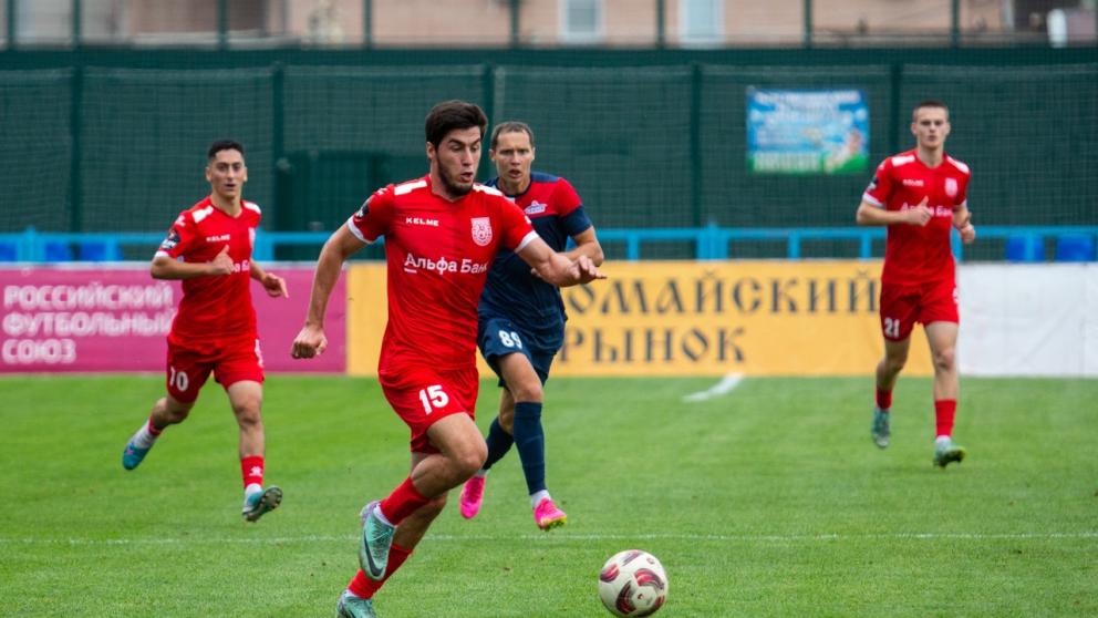 Футболисты пятигорского «Машука-КМВ» привезли ничью из Краснодара