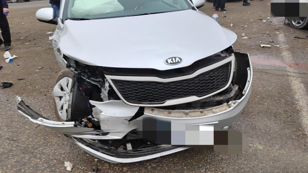 Водитель иномарки пострадал в тройном столкновении на Ставрополье