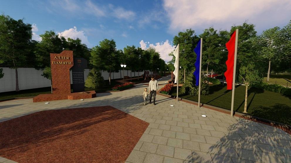 В Будённовске идут работы по восстановлению сквера Памяти