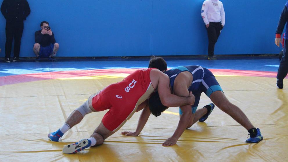 В Андроповском округе Ставрополья померялись силами 190 борцов