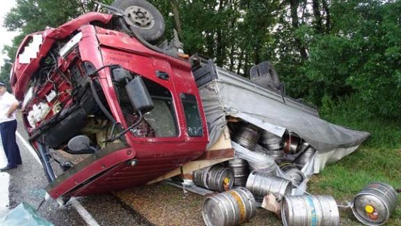 На Ставрополье грузовик протаранил гужевую повозку, пострадал кучер