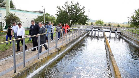 На Кавминводских очистных сооружениях сточные воды начали обеззараживать ультрафиолетом