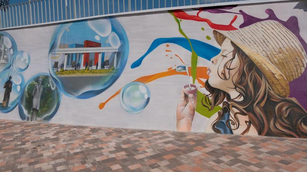 Стадион «Динамо» в Ставрополе становится арт-объектом