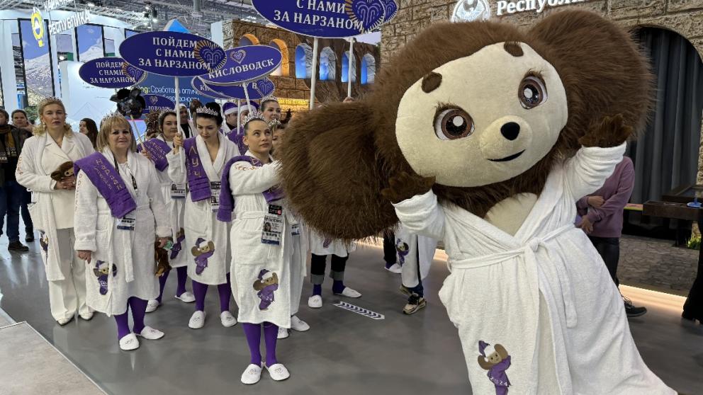 Более 3 тонн нарзана в день Кисловодска выпили посетители выставки «Россия» в Москве