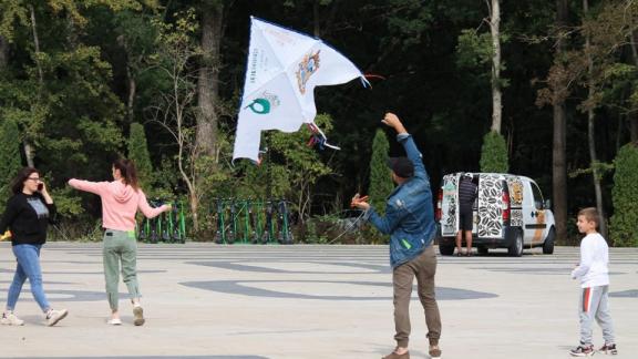 В Железноводске прошёл фестиваль воздушных змеев «Лети легко»