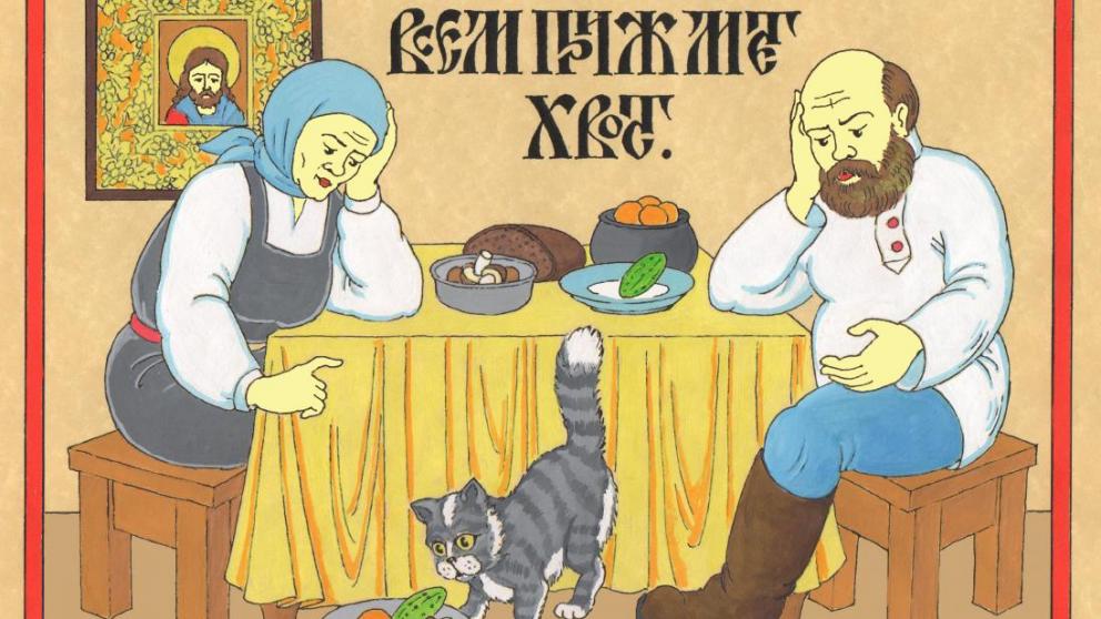 Выставка картин «Современный лубок» открылась в посёлке Новокумском