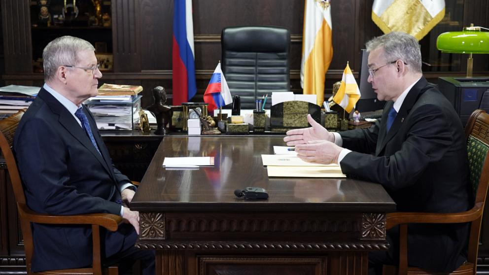 Губернатор Ставрополья представил полпреду Президента в СКФО планы развития региона