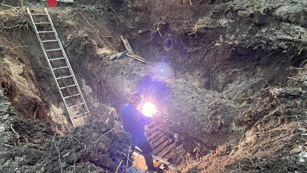 В Пятигорске ликвидация аварии на подающем водоводе находится под контролем краевых властей