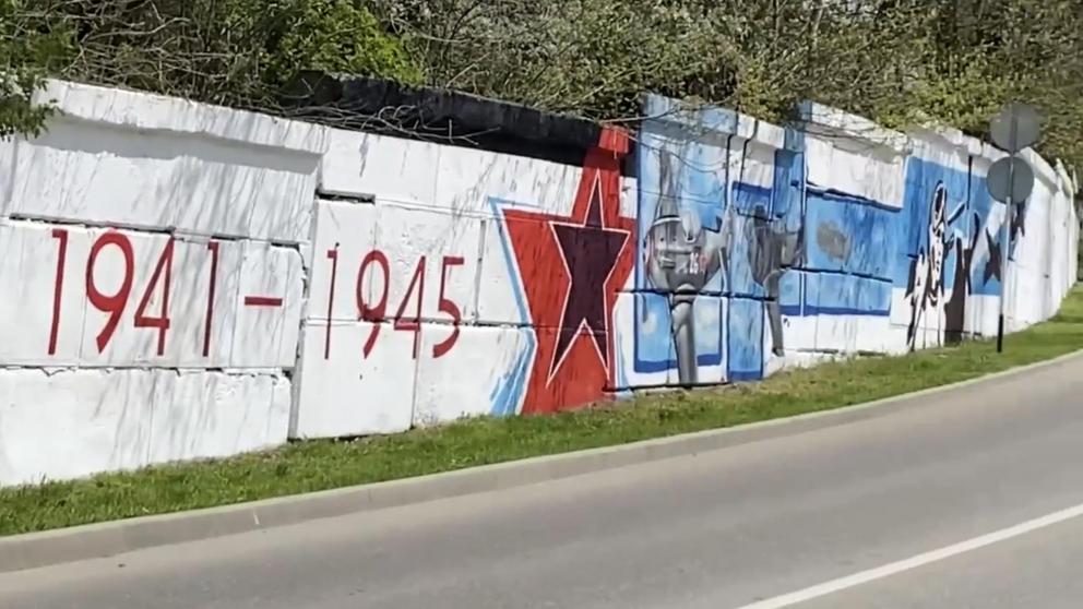 В Ставрополе обновили граффити ко Дню Победы