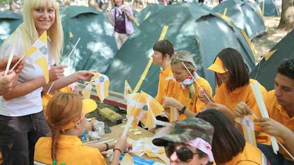 Всекавказский лагерь «Машук-2010» собрал в Пятигорске около тысячи молодых участников