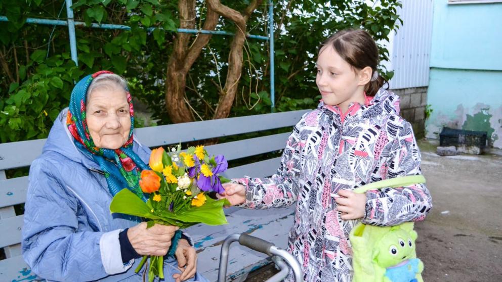 Юные жители Кочубеевского округа Ставрополья организовали эстафету добрых дел