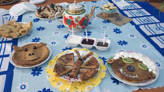 Популяризаторы Масленицы в Новоселицком