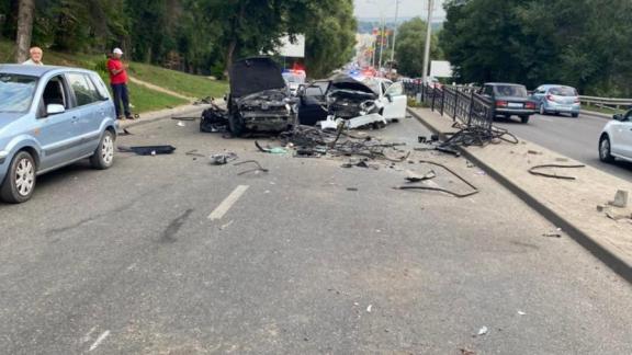 В Пятигорске в аварии ранены три человека