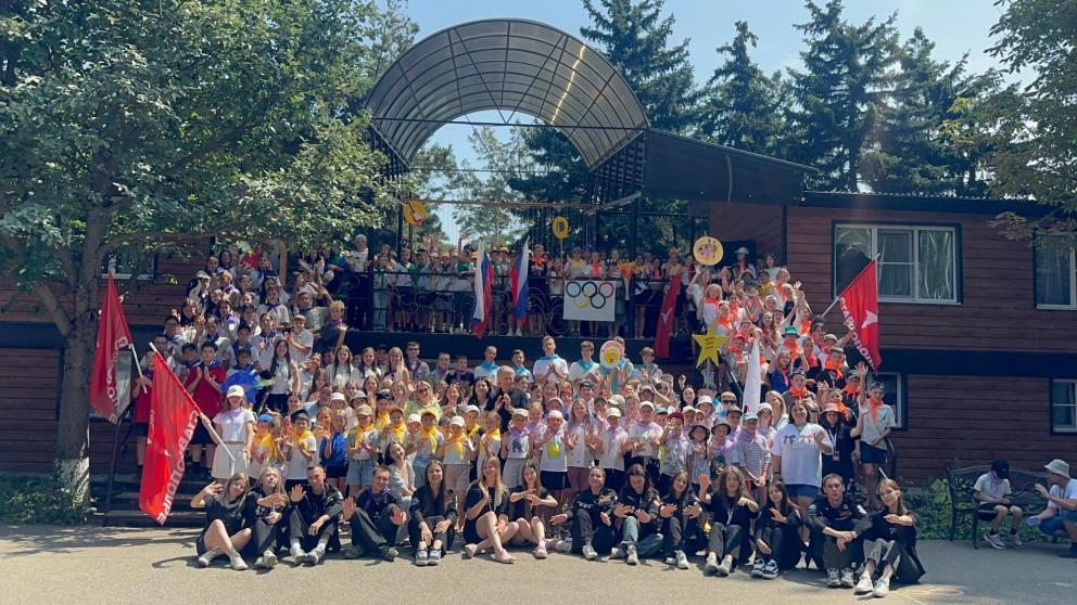 В Шпаковском округе в детском лагере «Солнечный» стартовала третья летняя смена