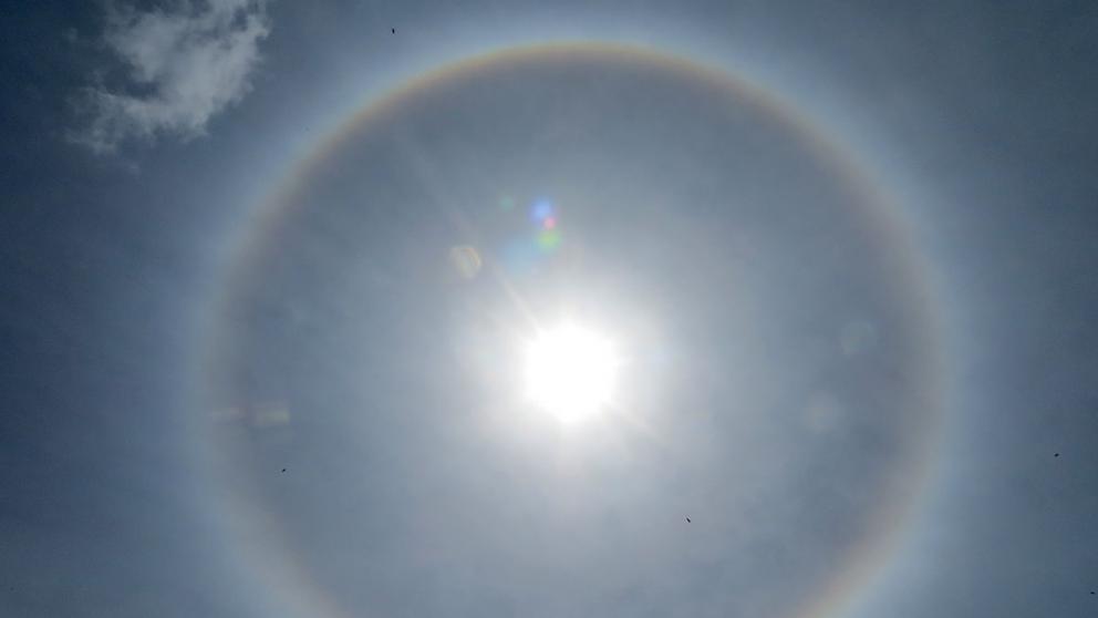 Как оптическое гало ставропольцев напугало